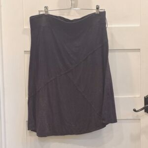 Horny Toad - Black Knit A-Line Skirt - Medium